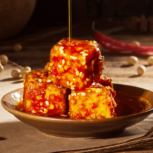 Jiajiang fermented fermented spicy fermented fermented bean curd 300g ready-to-eat rice molded tofu mixed with noodles sauce tofu condiment hot pot dipping sauce