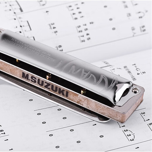 Suzuki Japaner importiert Suzuki M-20 Blues Mundharmonica Student Anfänger Erwachsener 10 Loch Blues M20 Zehn Loch Harmonica Bass Low f Tune