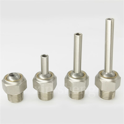 All direct injection machining centers spherical adjustable high pressure universal machine tool CNC tool cooling nozzle nozzle 3/8 thread + nozzle hole-nozzle long message