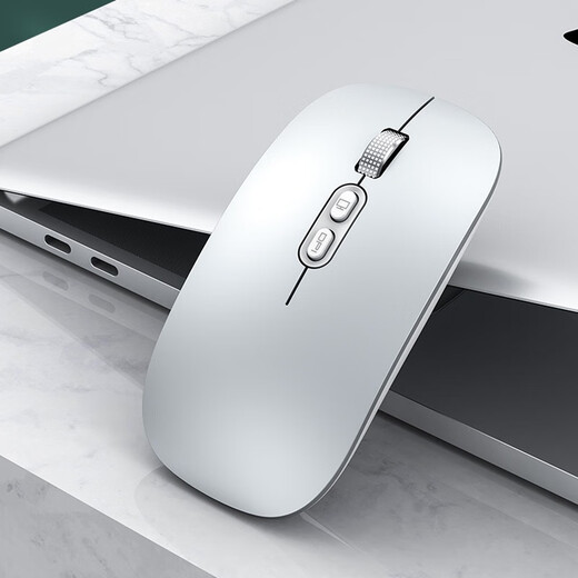 Moyi Mac Apple Wireless Maus-Laptop Dual-Mode BLUETOOTH-MOUSE BLUETOOTH-MOUSE FÜR MACBOOK PRO/AIR/IPAD-Tablet-Zubehör ultimative Version-Metal Grey [One-Click-Rückkehr zum Desktop | Batterie -Upgrade | Niedriges Geräusch und still]