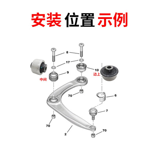 Xushansi Peugeot 307 Citroen C4L Sega 308 Triumph 3008408 Dreieck Armbus