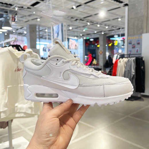 Nike Running Shoes Shoes Women's Shoes 2025 Summer Nuevo Air Max Cushion Shoes Sports Sports Casual Dad Shoes DM9922-101 White/Enhance Altura y adelgazamiento 36.5