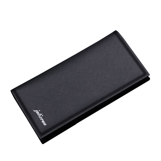 Shuguoer (Shu Guo er) () NOUVEAU portefeuille pour hommes style coréen long Cross Match à la mode Multi-carte simple portefeuille 3027 Long Black