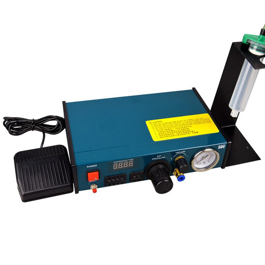 983a Vollautomatischer Controller Digital Display-Display-Display-Absendungsmaschinenkleinerfüllungsmaschine UV-Silikonklebungsmaschine 982 Halbautomatische Handbuch Pneumatic Precision Leim Injektionsmaschinen-Klebemaschine Plastische Tropfmaschine