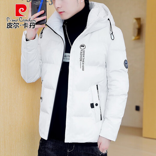 Pierre Cardin 2025 NEU DOWN COUTWON JAKET MÄNNER SCHLIMME SLIM Tendy Herren Winterjacke Studentin weiße Baumwolljacke 719 rot l