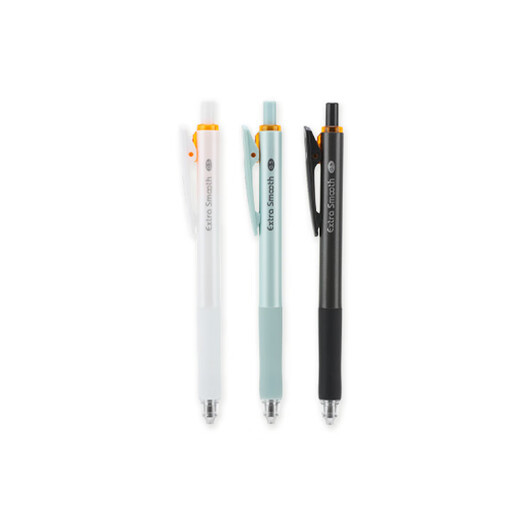 Morgen (m/g) 0,5 mm Schwarz Press neutraler Stiftsteuerung Tinte Ultra glatte Nadelspitze Kegel zweite Trockentinte Signatur Signatur AGPK2601 6 Pack (1 Stück Gummi kostenlos)