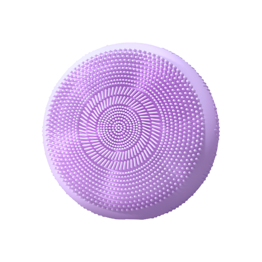 MOONSITI Ultrasonic Facial Cleanser Facial Washer Facial Brush Cleans Pores Silicone Electric Cleansing Soothing Valentine's Day Gift for Women Valentine's Day Gift for Boy Birthday Gift for Women Charming Purple