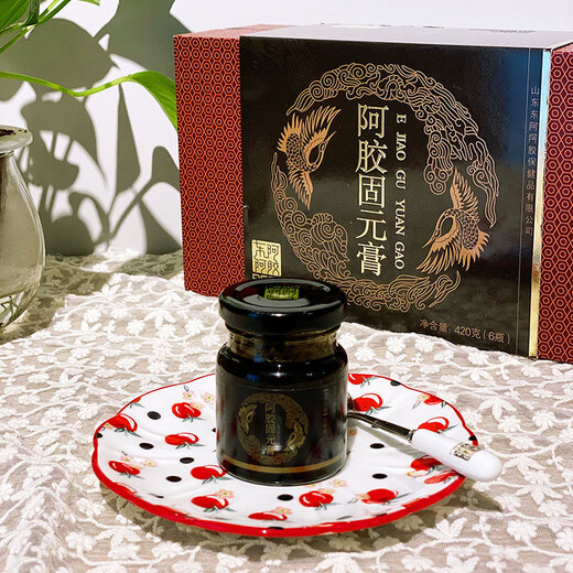 Dong'e donkey-hide gelatin solid yuan paste 70gx8 bottles of ready-to-eat donkey-hide gelatin cake nutrition gift box gift box for elders gifts Mid-Autumn Festival gifts