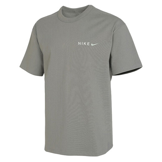 Nike (Nike) Футболка с короткими рукавами для мужской летней пляжной вечеринки Спортивная одежда Спортивная одежда сплошной