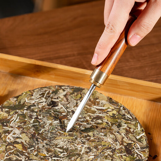 Yaji Tea Knife Rosewood Tea Cone Tea Needle Tea Set Kung Fu Tea Set Accessories Tea Cake Knife Pu'er Tea Needle