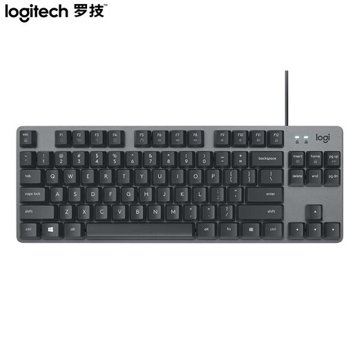 Logitech K835 Clavier mécanique E-sports Gamis Office Office Wired Compact 84 Clavier portable K835 Arbre bleu noir
