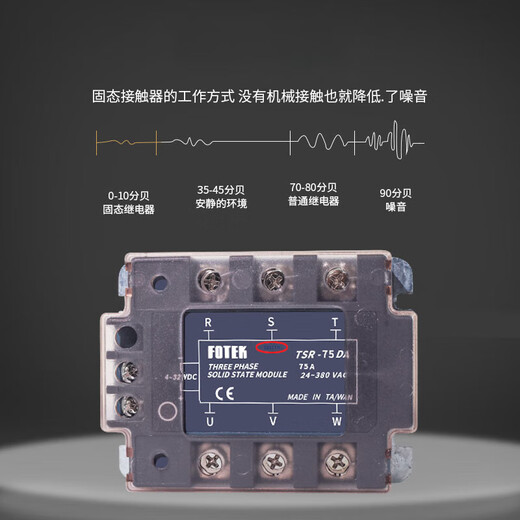 Yue Changsheng FOTEK Yangming three-phase solid state relay thyristor module TSR-40DA-H10257550AA TSR-75DA-H high voltage resistance