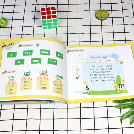 麦芽点读书幼儿英语高频词220SightWords（全10册+228张词卡）英文启蒙小达人小考拉点读笔配套图书  