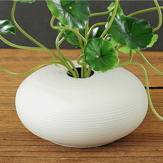 Pa Meiju Zen Chinese vase ornaments creative living room TV cabinet decoration room wine cabinet entrance ceramic crafts vase + copper money grass