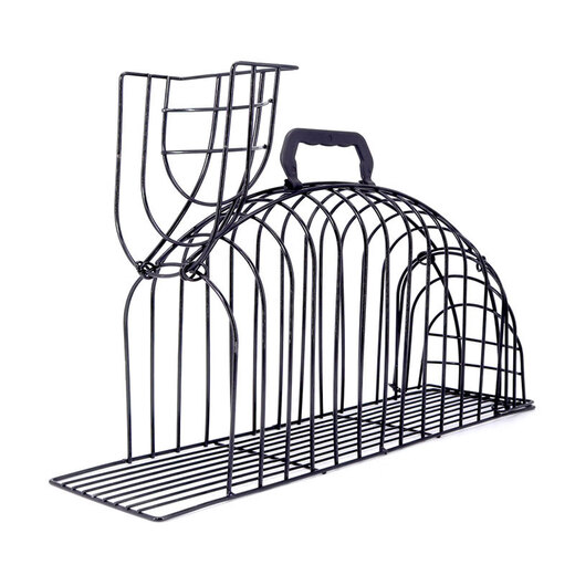 Washing cat cage, cat blowing cage, washing cat artifact, anti-scratch, blow-dry, cat bathing cage bag, fixed cat supplies, anti-scratch, washing cat cage, black S-suitable for 4 Jin Jin equal to 0.5 kg or less
