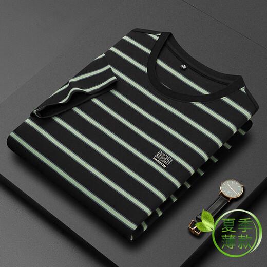 MASTER POLO Paul T-shirt official brand luxury short-sleeved polo shirt men's summer middle-aged lapel loose large size business casual Apricot gray 6195 L