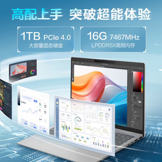 HP Star Book Pro14 Flaggschiff AI Smart neues Produkt 14 Zoll dünnes und leichtes tragbares Hochleistungs-Notebook Laptop Studentin Büro Business-Design Allround-Notebook Silber Ultra5H丨2,5K丨120Hz丨16G DDR5-Speicher丨1TB High-Speed-Solid-State丨Offizieller Standard