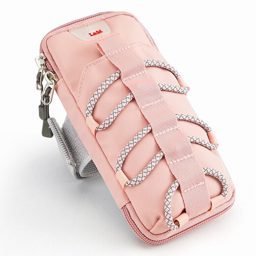 L&M Mobile Phone Arm Bag Men's and Women's Sports Running Arm Cover Fitness Climbing Outdoor Wrist Arm Mobile Phone Arm Band Morning and Night Running Fashion Pink (Universal Version)
