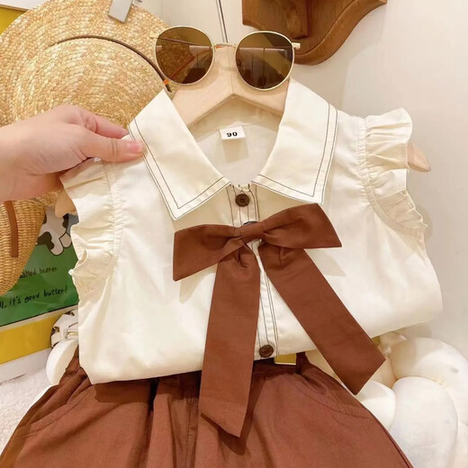 宁悠1岁半宝宝衣服女童夏天衣服女童夏装套装2024新款短袖休闲宝宝衣 3891绿色套装 90码