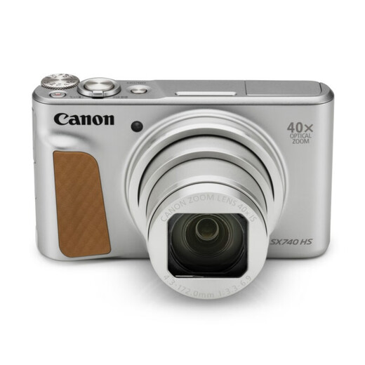 佳能（CANON） PowerShot SX740 HS 40倍光学变焦数码相机 高清家用旅游长焦机 SX740 HS 银色 官方标配【无内存仅出厂配置】下拉详情可见套餐介绍