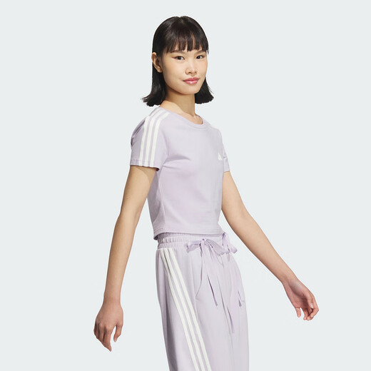 Adidas阿迪达斯2024春女时尚百搭运动休闲短袖T恤 JI9794 M