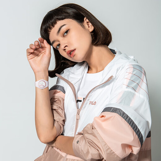 斐乐（FILA）男女士手表情侣款潮流撞色运动硅胶腕表6024 671-003 40mm