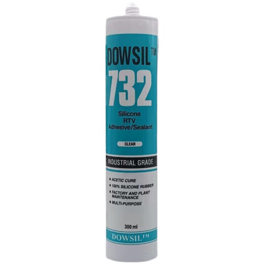 Dow 732/DOW CORNING 732 glass glue/sealant/aluminum color NSF food grade certified glue black