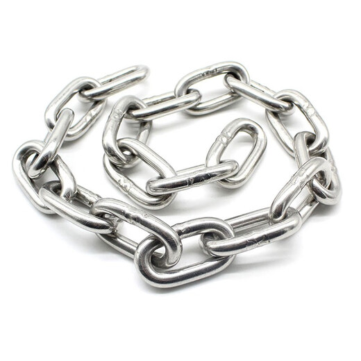 Jinguluo 304 stainless steel chain iron chain guardrail chain chandelier chain swing chair chain traction chain 3mm thick 5m long KCAA-436