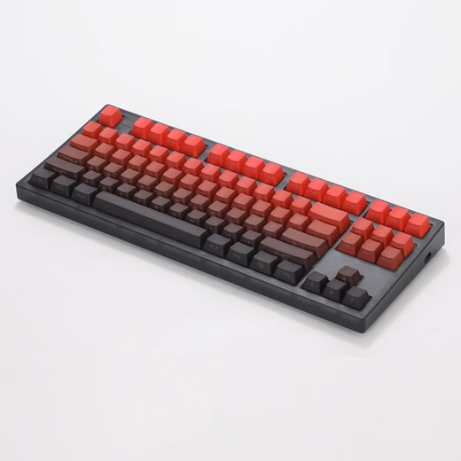 Belly Spirit Mk870 Lila Qi Donglai Hongyun Dangtou Seitengravur fertiggestelltes drahtloses mechanisches Tastaturanpassung Kit 87 Taste Obsidian Single Template + Purple Qi Donglai Seitengravur Kangtente Ktt-Brewer Roller