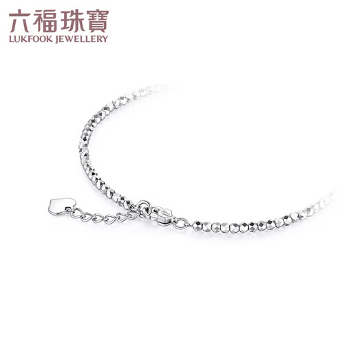 Lukfook Jewelry Platinum Bracelet Platinum 950 Disco Beads Bracelet Price G07TBPB0014 Approximately 4.02 grams