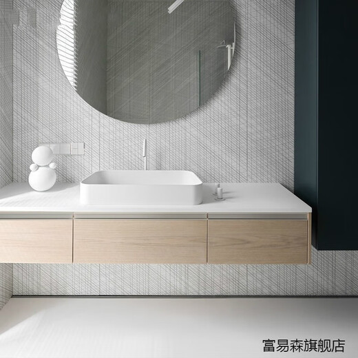 Fu Yisen G-Type Handle sans fente Cabinet Kitchen Invisible Cuisine Cabinet blanc / Cashmere Grey 18 mm Gringing U-Shaped Dather Great U702 Cashmere Grey-Lenter 200 mm