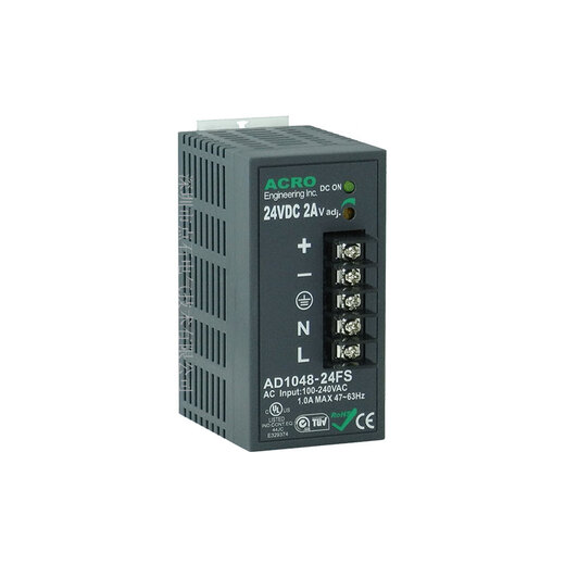 原装艾可ACRO导轨开关电源AD1048-24FS安装方便保修三年24V2A