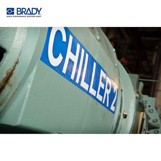 Brady BBP85 Etikettdrucker 8-Zoll B-595 Pipeline Schild Geräte Schild Innen-/Außenband 13555 Grün