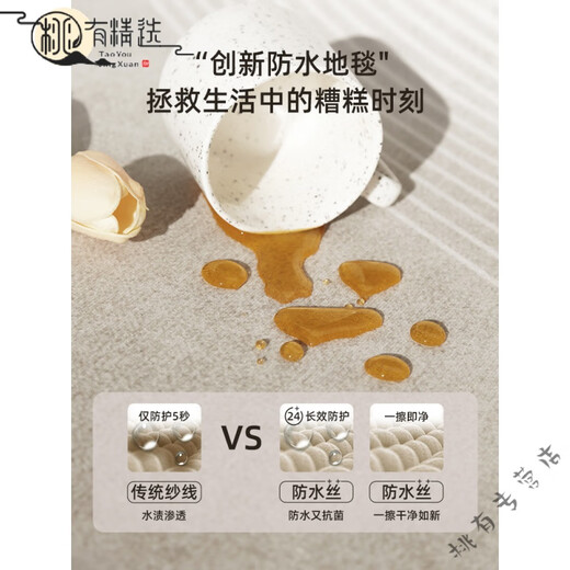Tianjin Cuihuangkou Carpet Salon Room Sent Light Luxury 2025 Free Lavable Wipable Sofa Table Basse Basse Mats de sol est un Shiwei-15937 à grande zone 1 Piece 200 * 300cm adapté à 4 personnes ou canapés en forme de L