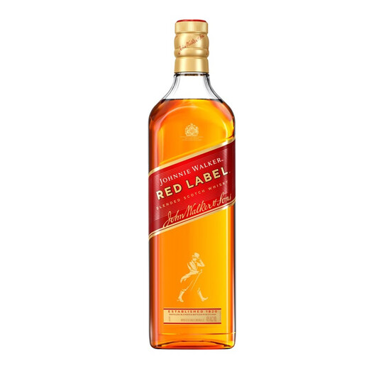 尊尼获加（JOHNNIE WALKER）苏格兰 调和型威士忌 进口洋酒 红牌 1000ml*1瓶