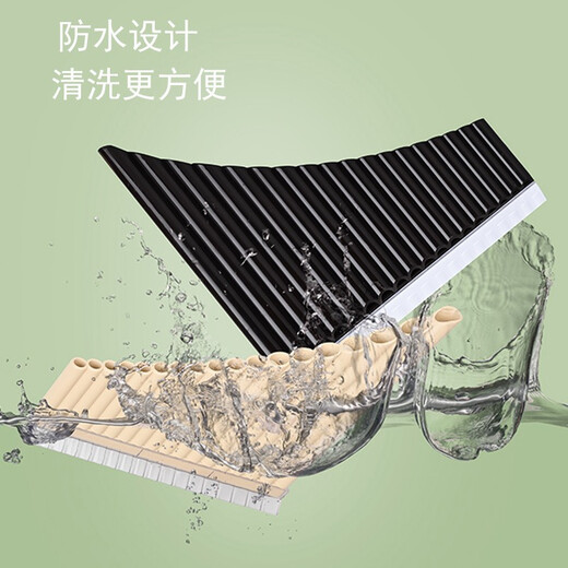 骊歌排箫乐器儿童学生教学专业演奏初学者入门排箫黑白色168管C调 【18管C调】黑色+免费刻字