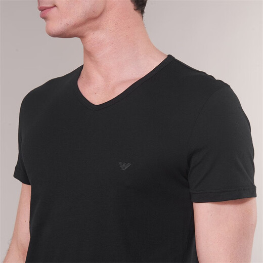 ARMANI/Armani EA 2-piece men's simple and fashionable short-sleeved T-shirt 111647 CC722 Blue + Gray 15935 S