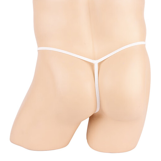 Men's sexy underwear hollow sexy tempting thong pig man animal style cute men's T-trousers white white single size
