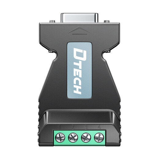 Dite RS232 to RS485 passive converter industrial-grade serial port two-way mutual conversion transmission communication protocol lightning protection converter DT-9001