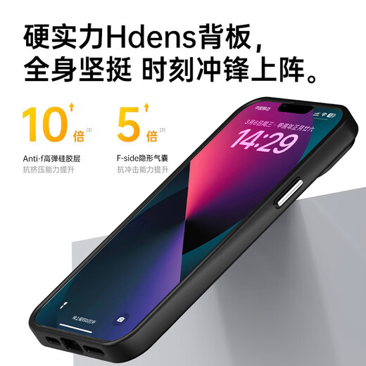 KEKLLE [skin sensor magnetic suction] Applicable iPhone13 mobile phone case Apple 13 protective set magnetic suction wireless charging matte anti -fall lens