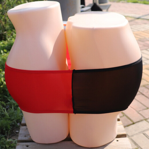 Sexy lingerie, sexy double underwear, couple's one-piece open-fit, no-take-off one-piece thong for men and women, pink and white, large size