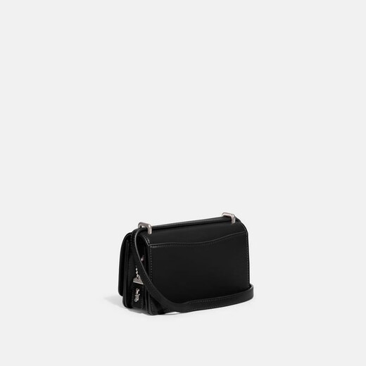 蔻驰COACH 蔻驰 BANDIT 女士斜挎包 CD724 LHBLK 黑色 18cm 长 x 11cm 高 x 6.5cm 宽