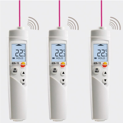 Detu Testo 826-T4/T2 Food Infrarot Thermometer-Gürtel-Piercing-Tipp Deutschland 0563 8284 Testo 826-T2 Standard