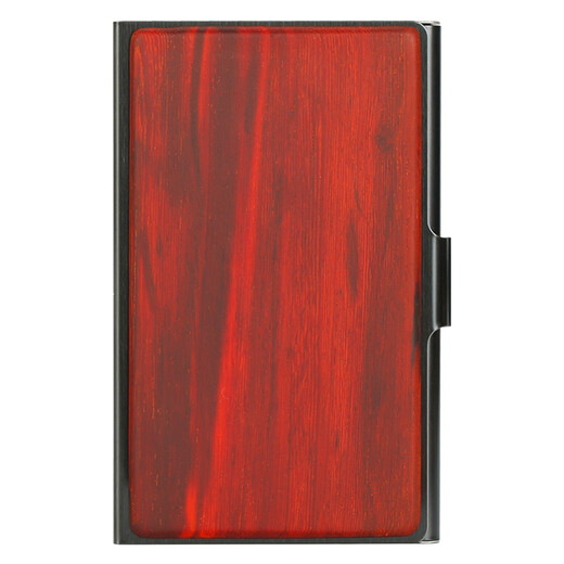 Ehrenmann деревянная визитная карточка Clip Men's Women's Women's Business Redwood Box Box с большим количеством карт.