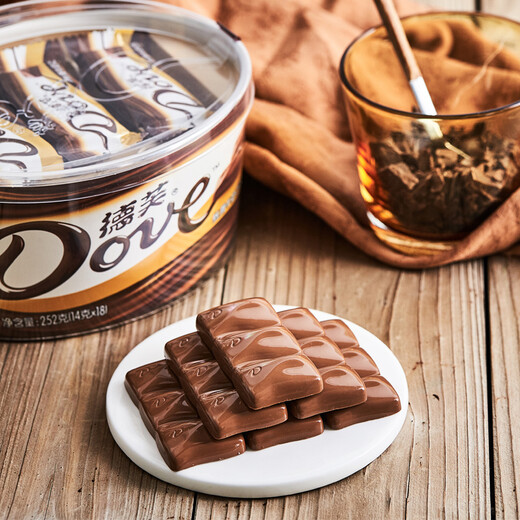 Dove (Dove) new chocolate gift box, bowl, wedding candy, souvenir, new and old packaging, random Christmas snack gift box, 2 bowls, rich black chocolate + mocha hazelnut 495g