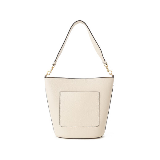 Tory Burch new product Women's MCGRAW series medium bucket bag hand-held one-shoulder crossbody bag women's bag gift for women 143544 724 cheese white