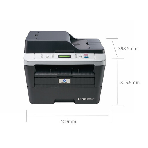 KONICA MINOLTA 3000MF black and white laser printer Kemei photocopier Multifunctional scanning machine