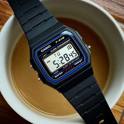 Casio watch men's retro small square big winner same style student sports simple waterproof watch F-91W-1 (main recommendation)