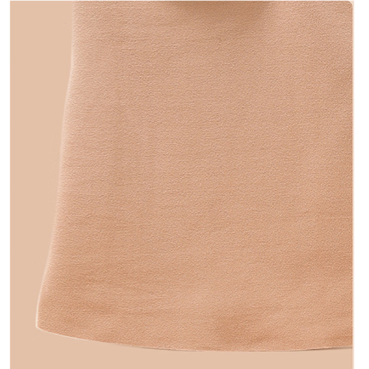 Qijian Women's cashmere light, comfortable and soft skin warm slim fit with chest pad vest Khaki XXL