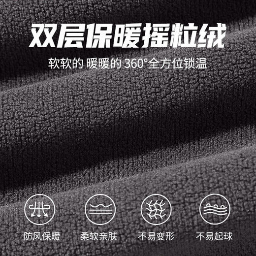 Baleno Polar Fleece Pants Men's Autumn and Winter New Double-sided Velvet Thickened Sports Pants Men's Loose Footwear Pants Official Dark Green #Solid Color 4XL